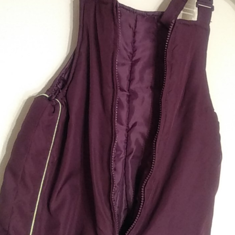 Girls Purple Snowsuit Outwear | Size: M(5-6) - Picture 6 of 9
